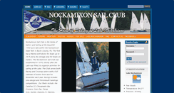 Desktop Screenshot of nockamixonsailclub.org
